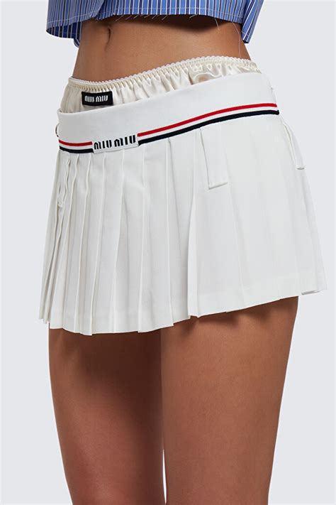 bimini miu miu skirt|miumi mini skirt.